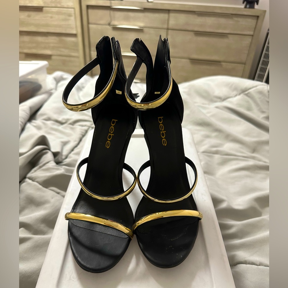 Bebe black heels